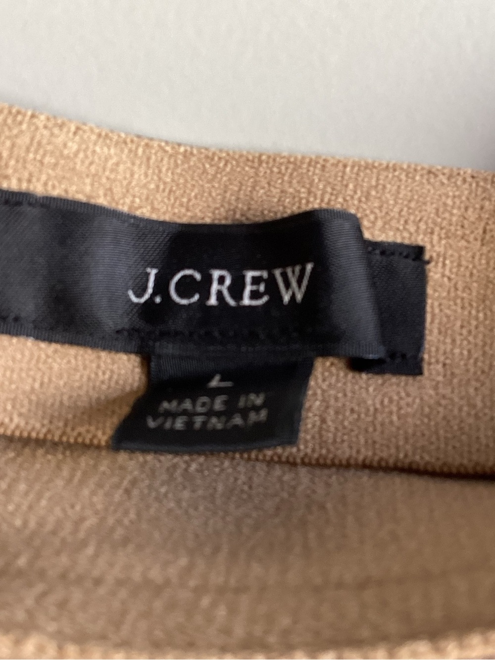 J. Crew Camel / Tan Satin Look Maxi Skirt - Picture 3 of 5